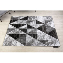 Dywan ALTER Nano Trójkąty szary 180x270cm