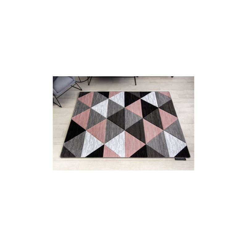 Dywan ALTER Rino Trójkąty różowy 200x290cm