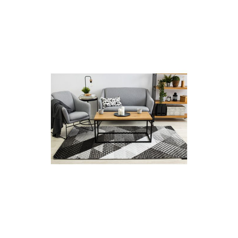 Dywan INTERO BALANCE 3D Kropki szary 120x170cm