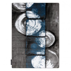 Dywan INTERO PHONO 3D Kwadraty niebieski 160x220cm