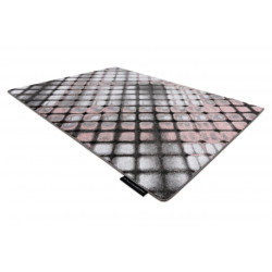 Dywan INTERO REFLEX 3D Kratka różowy 280x370cm