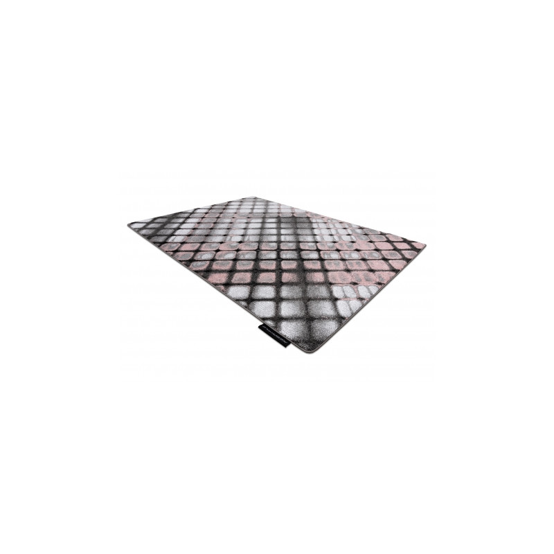 Dywan INTERO REFLEX 3D Kratka różowy 280x370cm
