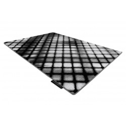 Dywan INTERO REFLEX 3D Kratka szary 140x190cm Dywan INTERO REFLEX 3D Kratka szary 140x190cm
