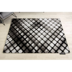 Dywan INTERO REFLEX 3D Kratka szary 140x190cm Dywan INTERO REFLEX 3D Kratka szary 140x190cm