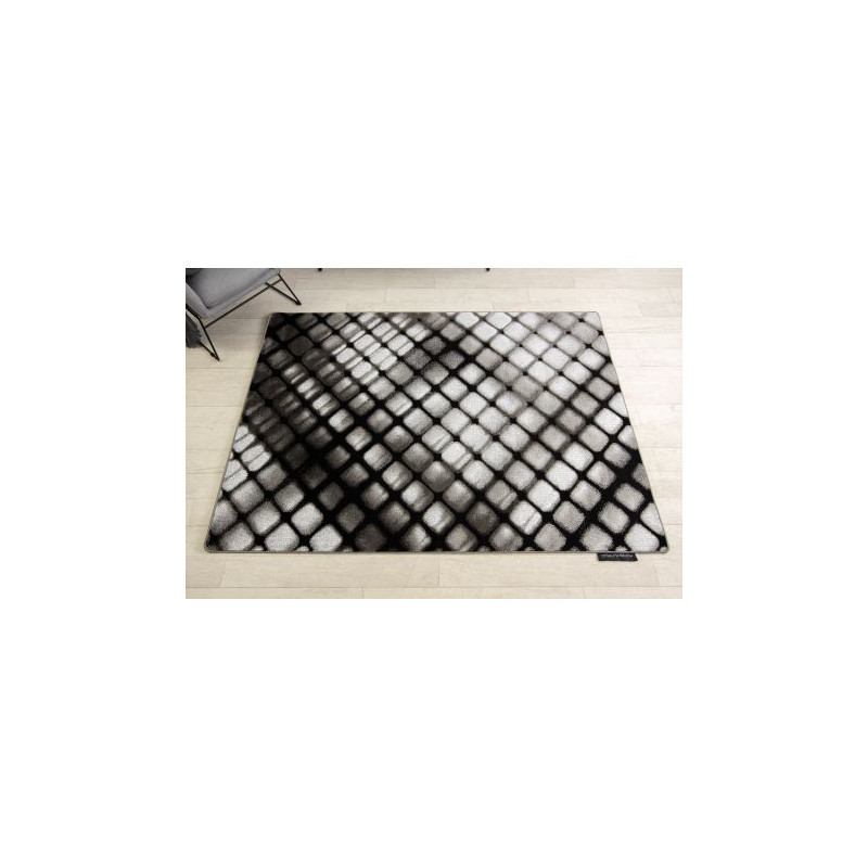 Dywan INTERO REFLEX 3D Kratka szary 160x220cm