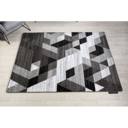 Dywan INTERO TECHNIC 3D Romby Trójkąty szary 140x190cm Dywan INTERO TECHNIC 3D Romby Trójkąty szary 140x190cm