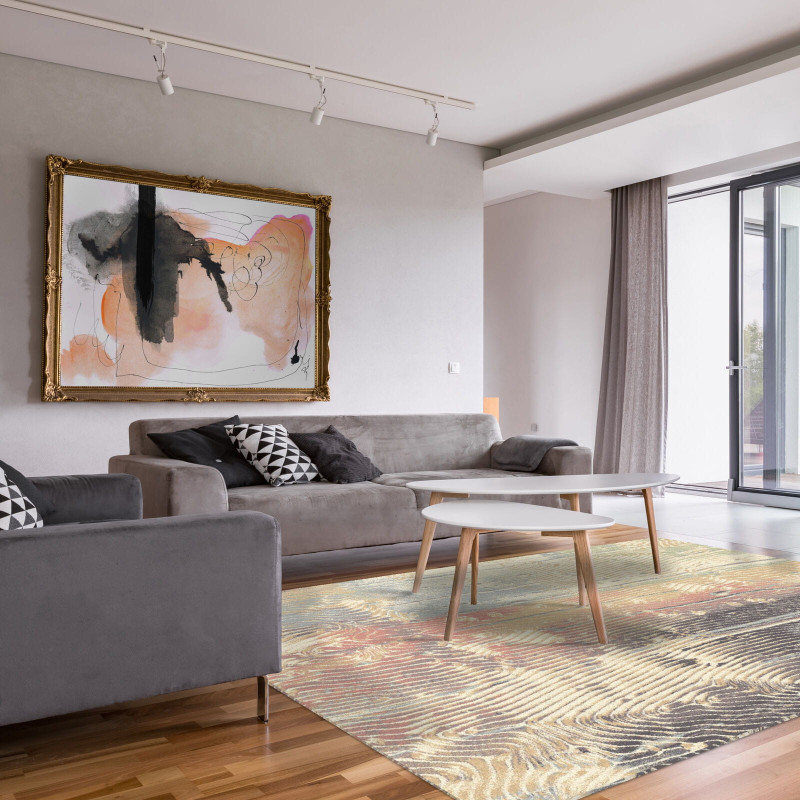 Dywan Agnella Isfahan Ornan Morski