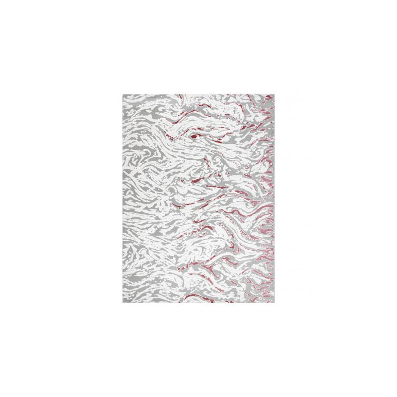 Dywan AKRYL DIZAYN 123 jasny szary / jasny róż 160x230cm