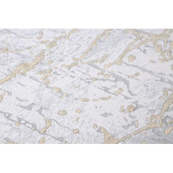 Dywan AKRYL USKUP 354/5052 kość słoniowa / zielony 80x300cm