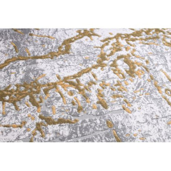 Dywan AKRYL USKUP 354/5052 kość słoniowa / zielony 80x300cm