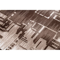 Dywan AKRYL USKUP Geometryczny 9481 beż 100x200cm