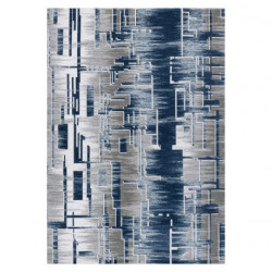 Dywan AKRYL USKUP Geometryczny 9481 niebieski 100x200cm