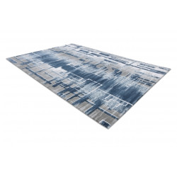 Dywan AKRYL USKUP Geometryczny  9481 niebieski 100x200cm
