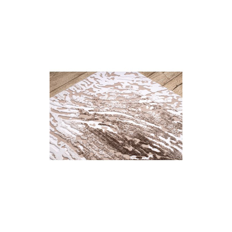 Dywan AKRYL USKUP Drewno 9482 krem / brązowy 80x300cm Dywan AKRYL USKUP Drewno 9482 krem / brązowy 80x300cm
