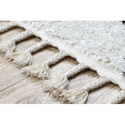 Dywan, Chodnik BERBER CROSS biały - do kuchni, przedpokoju, na korytarz 80x250cm Dywan, Chodnik BERBER CROSS biały - do kuchni, przedpokoju, na korytarz 80x250cm