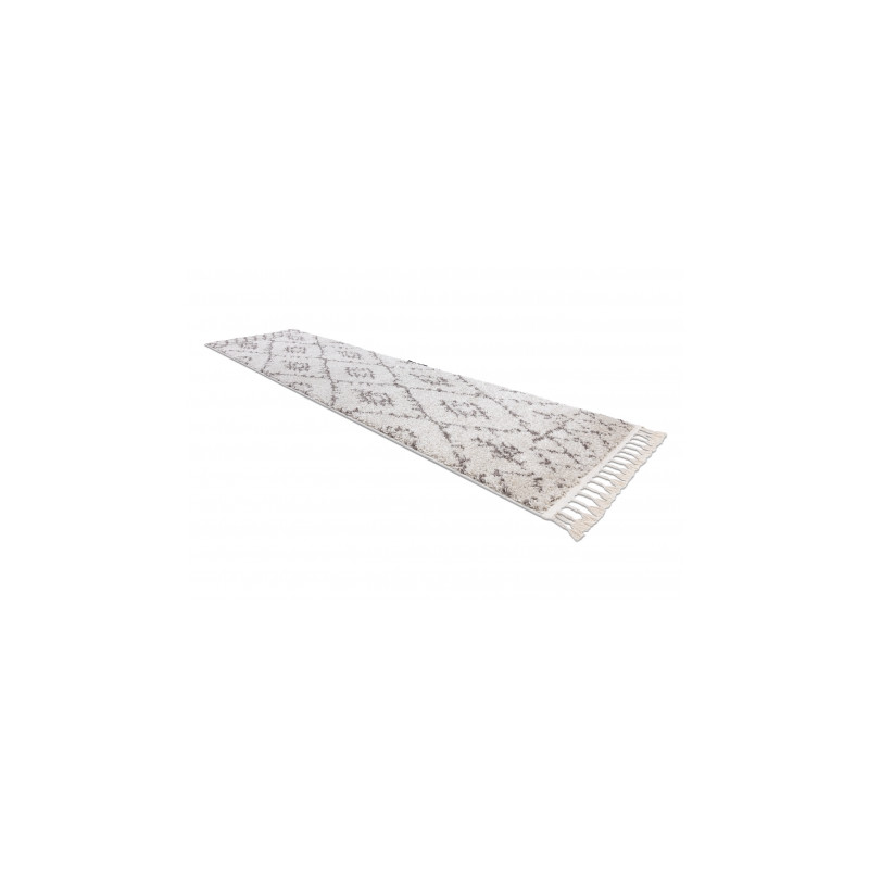 Dywan, Chodnik BERBER FEZ krem - do kuchni, przedpokoju, na korytarz 60x250cm