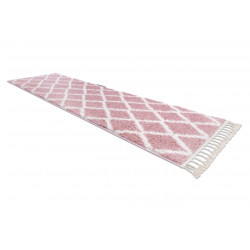 Dywan, Chodnik BERBER TROIK różowy - do kuchni, przedpokoju, na korytarz 70x200cm