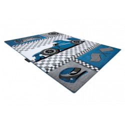 Dywan PETIT RACE WYŚCIGÓWKA FORMUŁA 1 AUTO niebieski 200x290cm