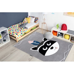 Dywan PETIT RACCOON MUKKI SZOP szary 80x150cm