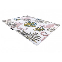 Dywan PETIT GARDEN FLAMINGI LIŚCIE MONSTERY krem 180x270cm