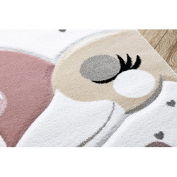 Dywan PETIT FLAMINGOS FLAMINGI SERDUSZKA krem 140x190cm Dywan PETIT FLAMINGOS FLAMINGI SERDUSZKA krem 140x190cm