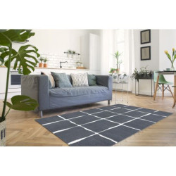 Dywan BCF FLASH 33067870 Kratka szary 115x160cm