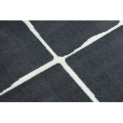 Dywan BCF FLASH 33067870 Kratka szary 115x160cm
