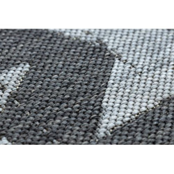 Dywan SZNURKOWY SIZAL FLAT 48699392 Gwiazdki biały szary 160x230cm
