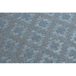 Dywan SZNURKOWY SIZAL FORT 36215535 niebieski romby karo 200x290cm Dywan SZNURKOWY SIZAL FORT 36215535 niebieski romby karo 200x290cm
