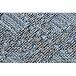 Dywan SZNURKOWY SIZAL FORT 36215535 niebieski romby karo 200x290cm Dywan SZNURKOWY SIZAL FORT 36215535 niebieski romby karo 200x290cm