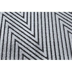 Dywan Strukturalny SIERRA G5013 Płasko tkany, dwa poziomy runa szary - zygzak, etniczny 120x170cm Dywan Strukturalny SIERRA G5013 Płasko tkany, dwa poziomy runa szary - zygzak, etniczny 120x170cm