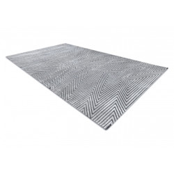 Dywan Strukturalny SIERRA G5013 Płasko tkany, dwa poziomy runa szary - zygzak, etniczny 160x220cm Dywan Strukturalny SIERRA G5013 Płasko tkany, dwa poziomy runa szary - zygzak, etniczny 160x220cm
