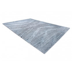 Dywan Strukturalny SIERRA G5013 Płasko tkany, dwa poziomy runa niebieski - zygzak, etniczny 160x220cm Dywan Strukturalny SIERRA G5013 Płasko tkany, dwa poziomy runa niebieski - zygzak, etniczny 160x220cm