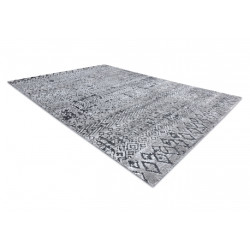 Dywan Strukturalny SIERRA G6042 Płasko tkany, dwa poziomy runa szary - geometryczny, etniczny 120x170cm Dywan Strukturalny SIERRA G6042 Płasko tkany, dwa poziomy runa szary - geometryczny, etniczny 120x170cm