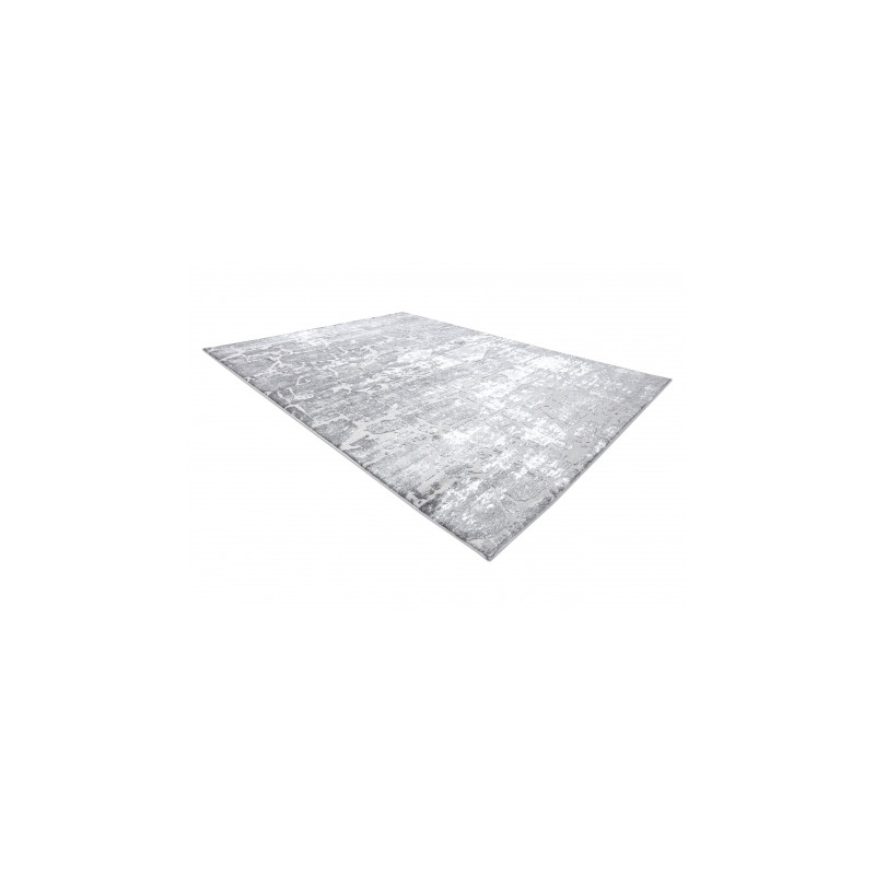 Dywan MEFE nowoczesny  6184 Kostka brukowa cegła - Strukturalny, dwa poziomy runa ciemnoszary 180x270cm
