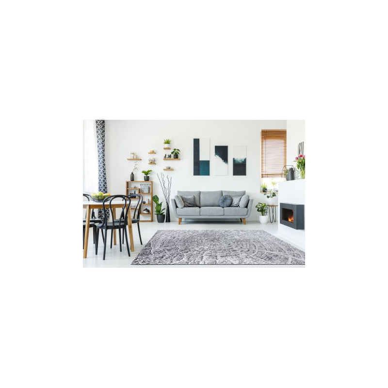 Dywan MEFE nowoczesny 6185 Pień drzewo drewno - Strukturalny, dwa poziomy runa szary 80x150cm Dywan MEFE nowoczesny 6185 Pień drzewo drewno - Strukturalny, dwa poziomy runa szary 80x150cm