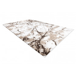 Dywan AKRYL VALS 0A035A C56 45 Popękany beton kość słoniowa / beż  70x140cm
