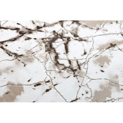Dywan AKRYL VALS 0A035A C56 45 Popękany beton kość słoniowa / beż  70x140cm