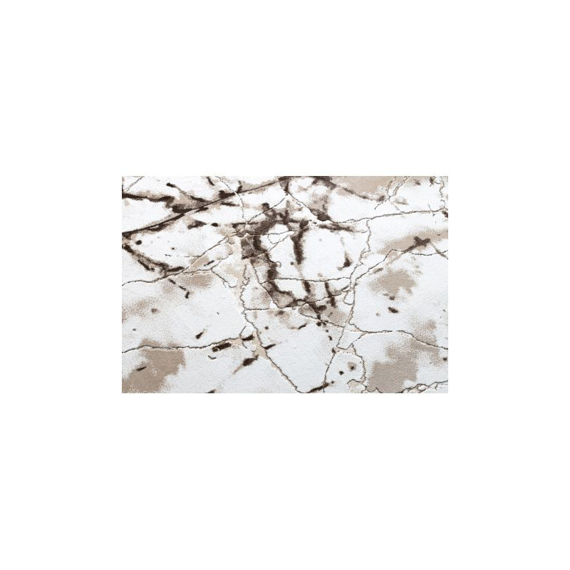 Dywan AKRYL VALS 0A035A C56 45 Popękany beton kość słoniowa / beż  70x140cm