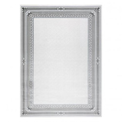 Dywan AKRYL VALS 0A038A C53 48 Grecki ramka kość słoniowa / szary 160x230cm