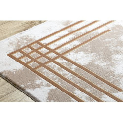 Dywan AKRYL VALS 0A102A H02 45 przecierany ramka romby kość słoniowa / beż 160x230cm Dywan AKRYL VALS 0A102A H02 45 przecierany ramka romby kość słoniowa / beż 160x230cm