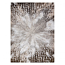 Dywan AKRYL VALS 0W0075 C56 67 Abstrakcja przestrzenny 3D beż / brązowy 160x230cm