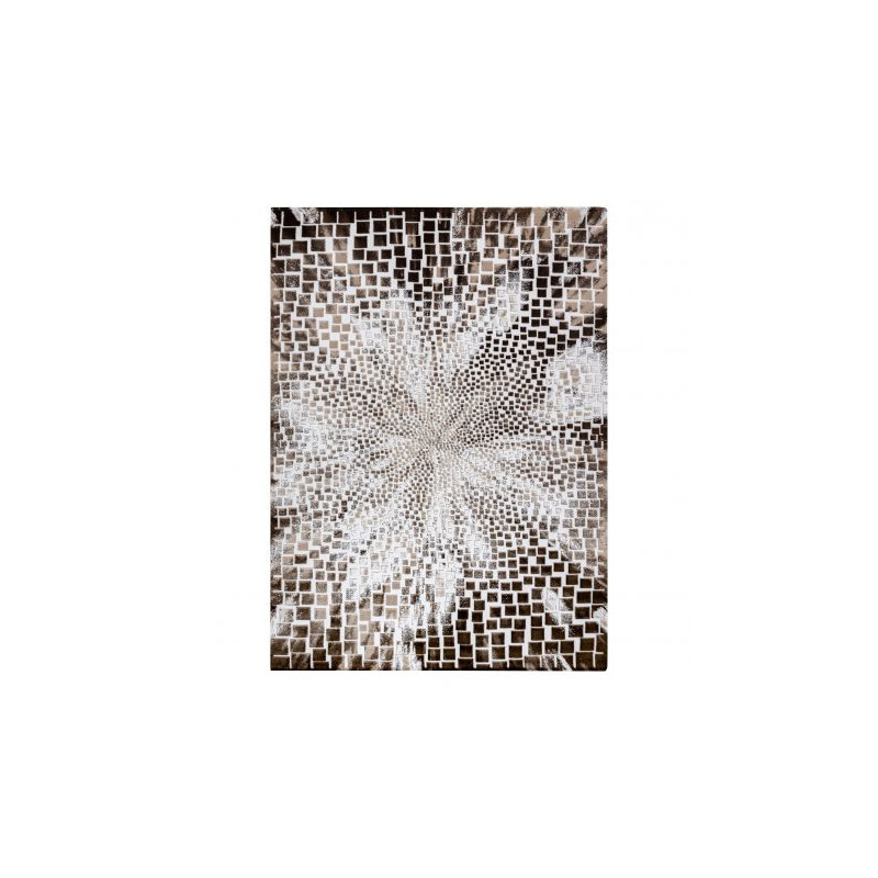 Dywan AKRYL VALS 0W0075 C56 67 Abstrakcja przestrzenny 3D beż / brązowy  160x230cm