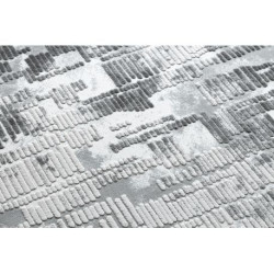 Dywan AKRYL VALS 0W0076 C53 78 Przecierany paski jasny szary / ciemny szary 160x230cm