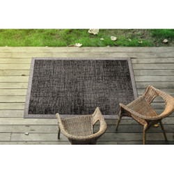 DYWAN SZNURKOWY SIZAL FLOORLUX 20401 Ramka czarny / srebrny 160x230cm DYWAN SZNURKOWY SIZAL FLOORLUX 20401 Ramka czarny / srebrny 160x230cm