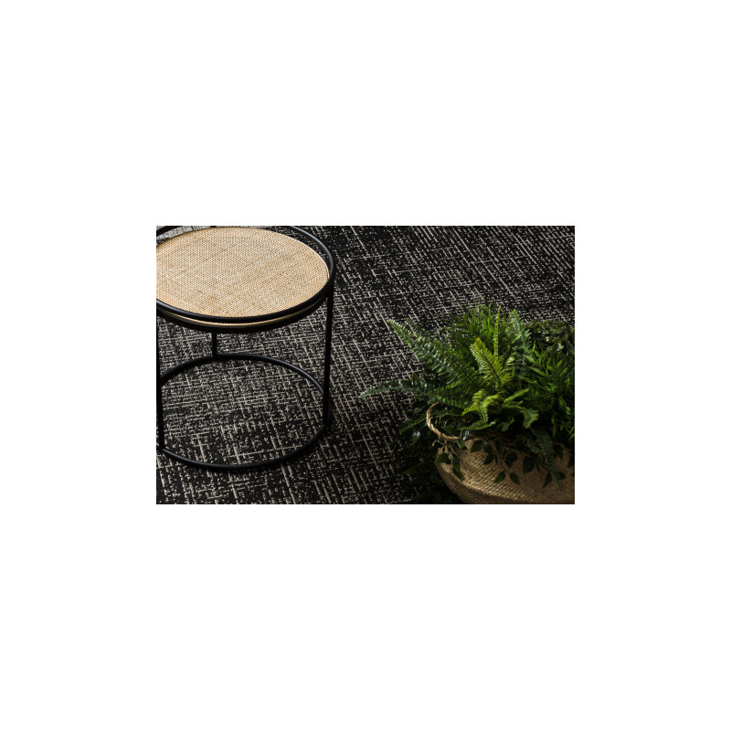 DYWAN SZNURKOWY SIZAL FLOORLUX 20401 Ramka czarny / srebrny 160x230cm DYWAN SZNURKOWY SIZAL FLOORLUX 20401 Ramka czarny / srebrny 160x230cm