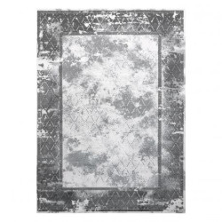 Dywan AKRYL VALS 0W1738 C53 87 Ramka beton, przecierany ciemny szary / jasny szary 160x230cm