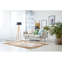 Dywan AKRYL VALS 0W1738 H02 58 Ramka marmur przecierany beż / miedziany 80x100cm Dywan AKRYL VALS 0W1738 H02 58 Ramka marmur przecierany beż / miedziany 80x100cm