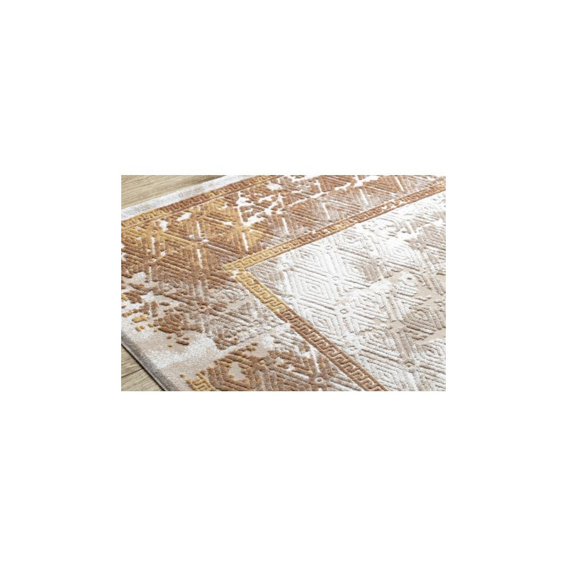 Dywan AKRYL VALS 0W1738 H02 58 Ramka marmur przecierany beż / miedziany 80x100cm Dywan AKRYL VALS 0W1738 H02 58 Ramka marmur przecierany beż / miedziany 80x100cm