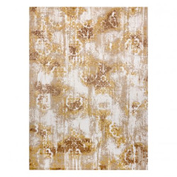 Dywan AKRYL VALS 0W9985 H02 58 Kwiaty ornament beż / miedziany 160x230cm